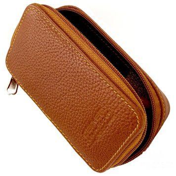 Шкіряний чохол для Т-подібної бритви і лез Parker LP4 Leather Safety Razor Travel Case 3778 фото