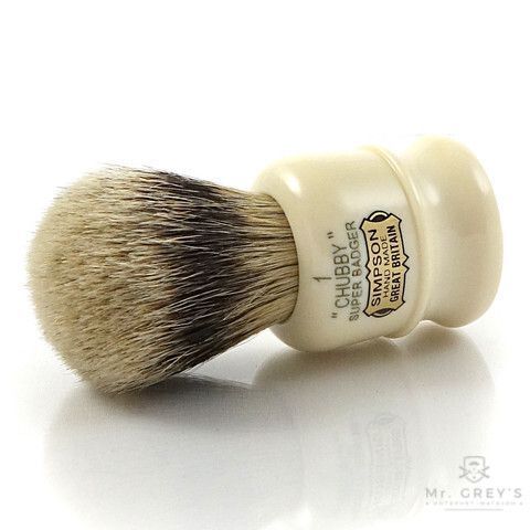 Помазок для гоління Simpson Chubby CH1 Super Badger 2549 фото