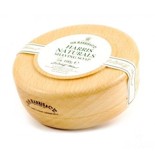 Мыло для бритья Naturals Shaving Soap в чаше из бука D R Harris 3313 фото