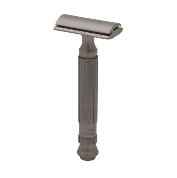 Станок для бритья Т-образный Pearl L-55 Graphite Black Closed Comb 5742 фото