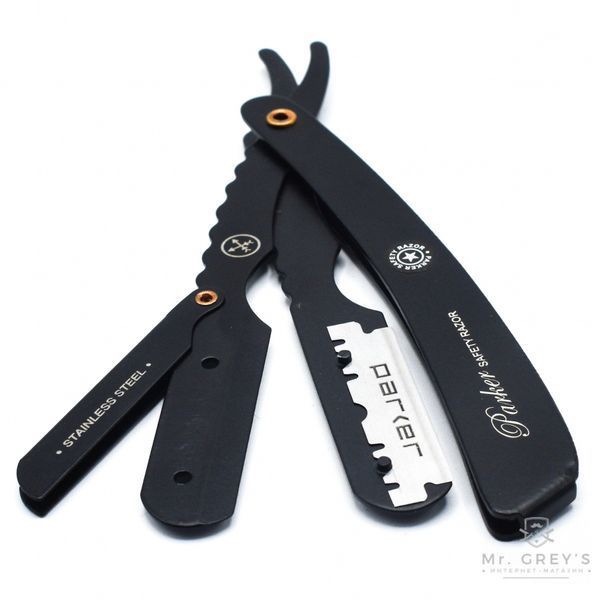 Небезпечна бритва Parker SRXBLK Professional Barber Razor 5288 фото