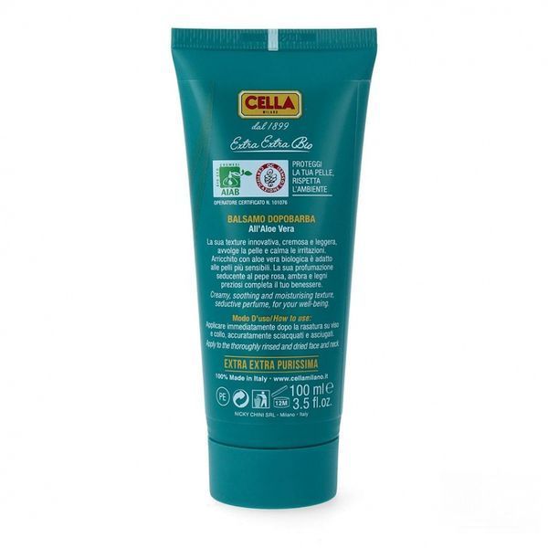 Бальзам после бритья Cella Bio Organic After Shave Balm Aloe Vera 3972 фото
