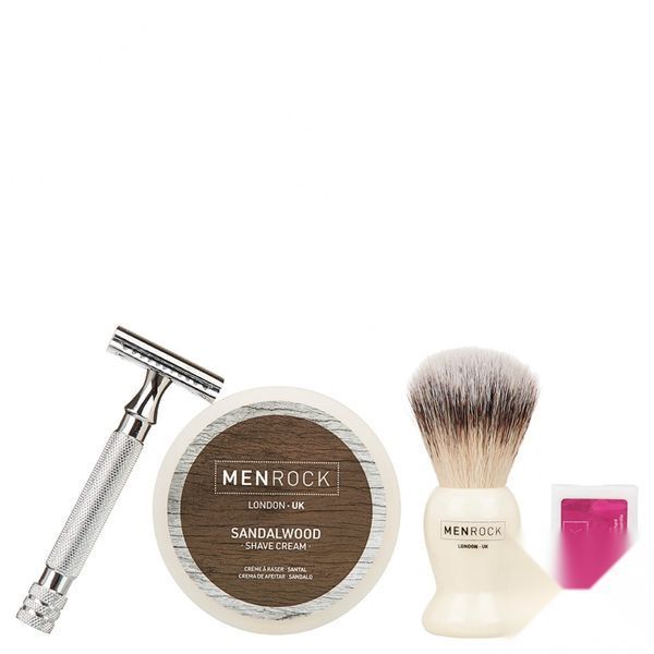 Подарочный набор Men Rock Double Edged Razor Starter Pack 4521 фото