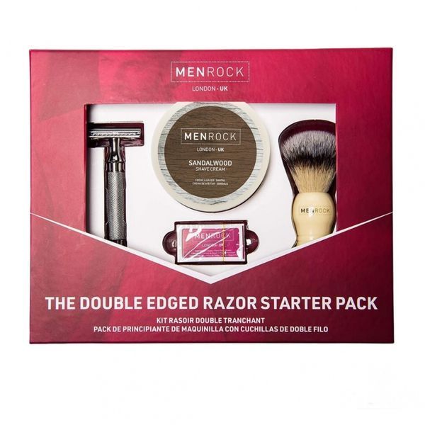 Подарочный набор Men Rock Double Edged Razor Starter Pack 4521 фото