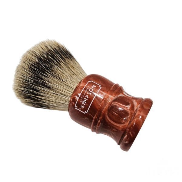 Помазок для бритья Alexander Simpson Trafalgar HT2 Super Badger Coral 5580 фото