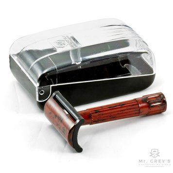Бритвений набір 90 45030 MERKUR BAKELITE RED IN PLASTIC CASE 443 фото