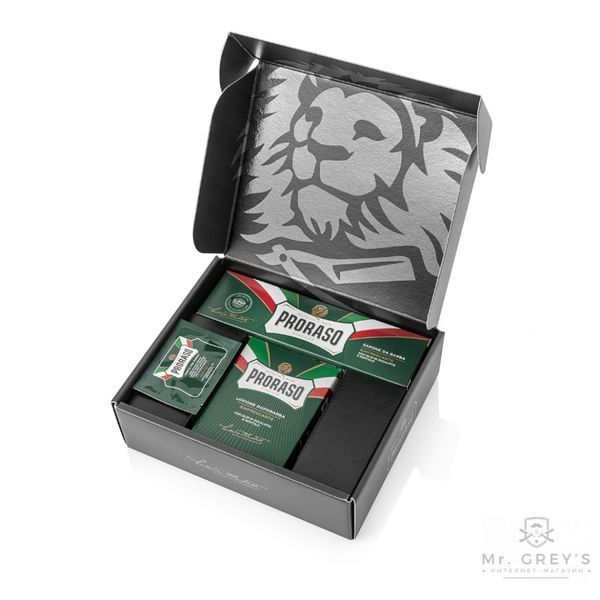 Подарунковий набір Proraso Classic Shaving Duo Green Line Cream and Lotion 4878 фото