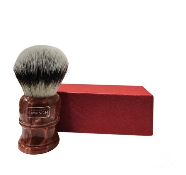 Помазок для бритья Alexander Simpson Trafalgar T2 Synthetic Fibre Coral 5579 фото