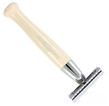 Станок для бритья Т-образный Edwin Jagger R727CRSR Imitation Ivory DE Safety Razor 4851 фото