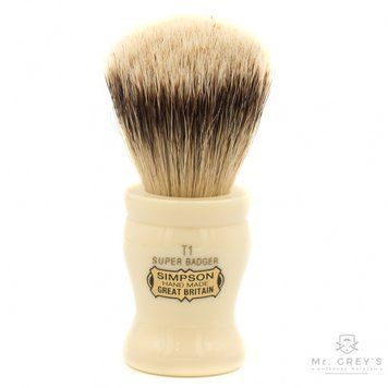 Помазок для гоління Simpson Tulip T1 Super Badger 4141 фото