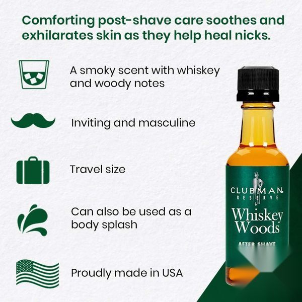 Лосьйон після гоління Clubman Pinaud Reserve Whiskey Woods After Shave Lotion 50 мл 4011 фото