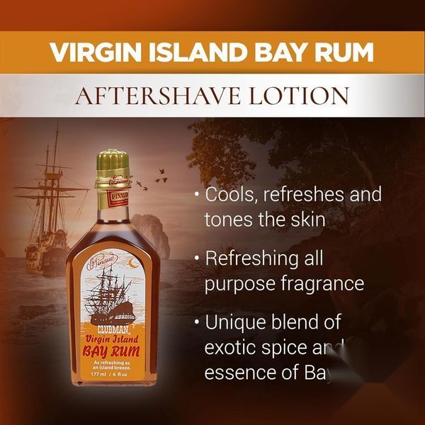 Лосьйон після гоління Clubman Pinaud Virgin Island Bay Rum 177 мл 3854 фото