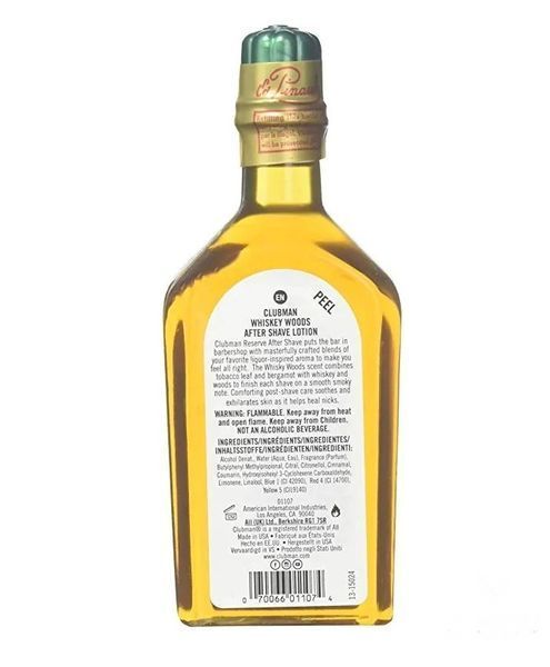 Лосьйон після гоління Clubman Pinaud Reserve Whiskey Woods After Shave Lotion 177 мл 4010 фото