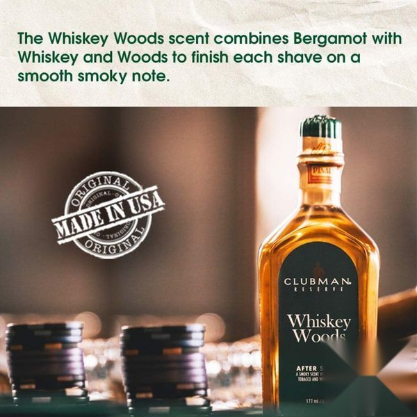 Лосьйон після гоління Clubman Pinaud Reserve Whiskey Woods After Shave Lotion 177 мл 4010 фото