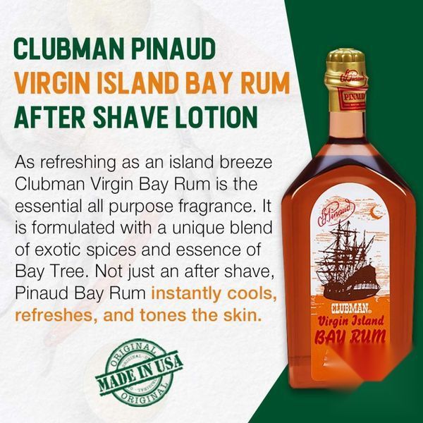 Лосьйон після гоління Clubman Pinaud Virgin Island Bay Rum 355 мл 5774 фото