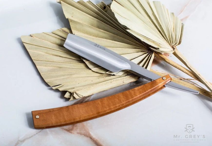 Опасная бритва Dovo Straight Razor EDO 5/8" Turkish point SwissWood Maple 5552 фото