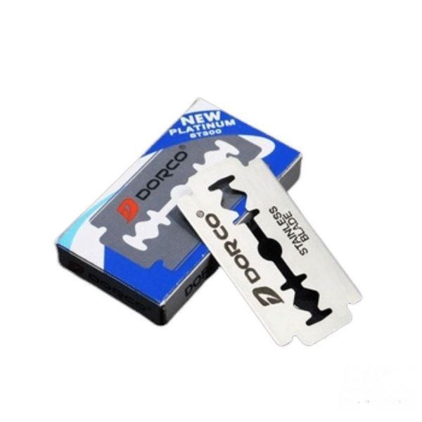 Лезвия для безопасной бритвы Dorco Platinum ST-300 Double Edge Razor Blades 4921 фото