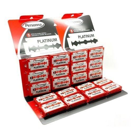 Лезвия для безопасной бритвы Personna Platinum Red 4090 фото