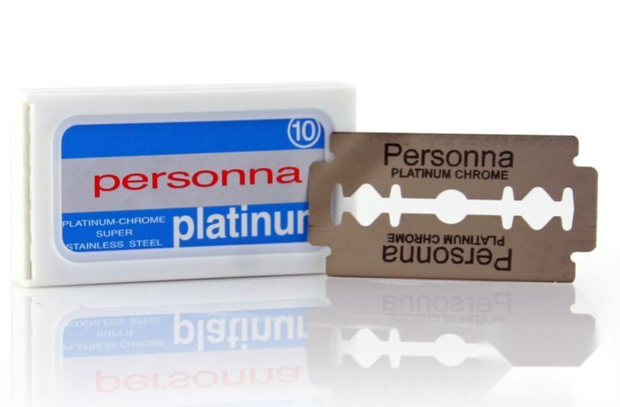 Лезвия для безопасной бритвы Personna Platinum Blue Old Revision 2283 фото